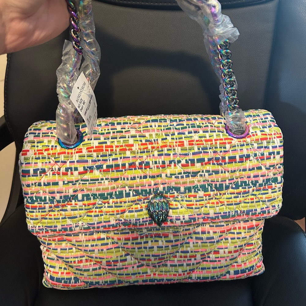 Kurt Geiger nwt tweed handbag